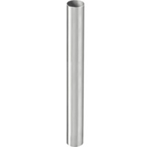Rundes Metallrohr in Silberoptik