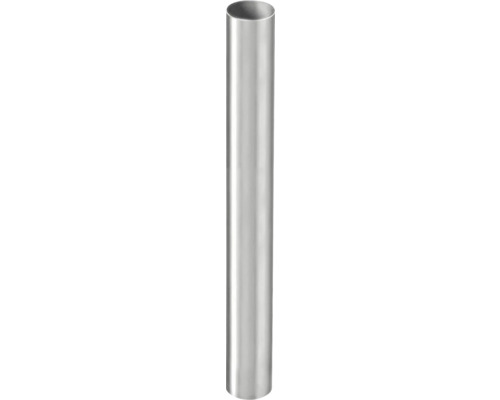 Rundes Metallrohr in Silberoptik