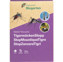 Andermatt Biogarten Mollex Granulat TigermückenStopp 100 Gramm für 50 Quadratmeter gegen Mückenlarven, einfach anzuwenden auf Mikroorganismenbasis.