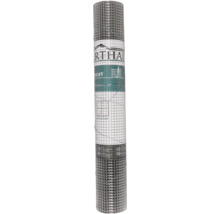 Rouleau de grillage pour volière en acier inoxydable avec des mailles de 6,3 par 6,3 millimètres.