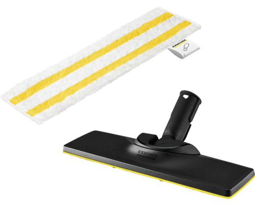 Suceur de sol Kärcher EasyFix avec serpillière en microfibres pour nettoyeur vapeur