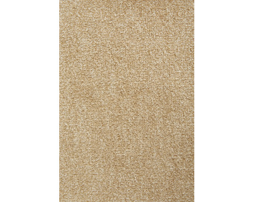 Moquette beige avec surface à structure fine.