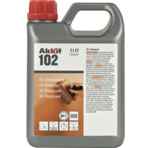 AkKit 102 Primaire, bidon de 1 litre, à très faibles émissions, pour murs et sols, couvre environ 6,5 mètres carrés.