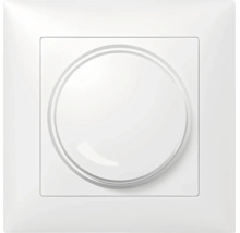 Drehdimmer inklusive Abdeckrahmen für die Elektroinstallation.