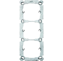 Dreifacher Tragring aus Metall für Unterputz-Installationen.