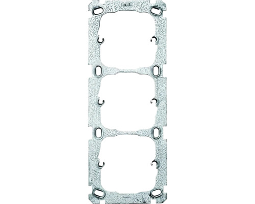Dreifacher Tragring aus Metall für Unterputz-Installationen.