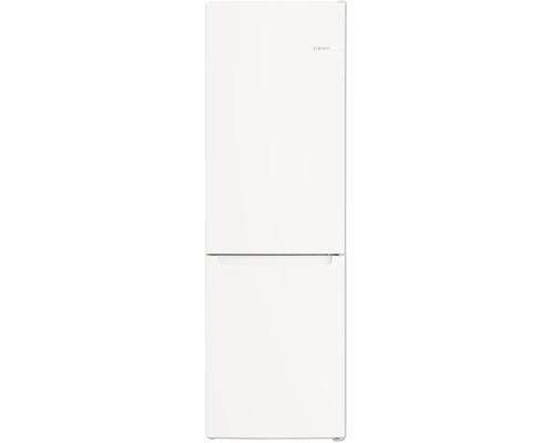 Réfrigérateur-congélateur Bosch combiné pose libre avec deux portes et poignée intégrée.
