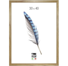 Cadre photo aspect chêne 30 sur 40 centimètres.