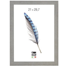 Bilderrahmen mit strukturierter Oberfläche im Format 21 mal 29,7 Zentimeter, far Frame Appeal Logo.