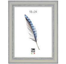 Bilderrahmen far Frame Appeal 18 mal 24 Zentimeter in grauer Holzoptik.