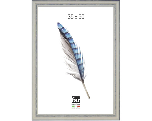Cadre photo far Frame Appeal argent aspect bois 35 sur 50 centimètres
