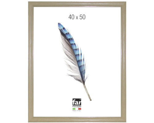 Bilderrahmen von far Frame Appeal in der Größe 40 mal 50 Zentimeter, hergestellt in Italien.