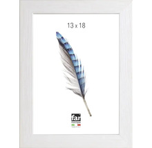Cadre photo en bois avec veinure pour photos de 13 par 18 centimètres. Logo far Frame Appeal. Fabriqué en Italie.