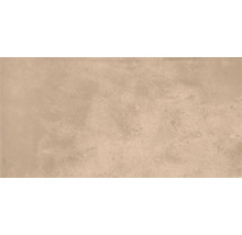Carreau beige aspect pierre avec surface mate et structurée.