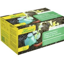 Set de deux pièges à limaces Hauert pour une surface allant jusqu'à 200 mètres carrés pour la protection contre les limaces.