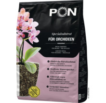 Lechuza PON Spezialsubstrat für Orchideen, vorgedüngt, torffrei, fördert Wurzelwachstum und Blütenbildung, vermeidet Staunässe.
