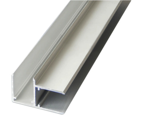 Profilé en aluminium en forme de H pour projets de construction et habillages.