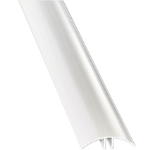 Profilé d'angle intérieur en plastique pour panneaux muraux.