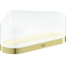 Eckablage zur Aufbewahrung von Badartikeln mit Grohe Logo