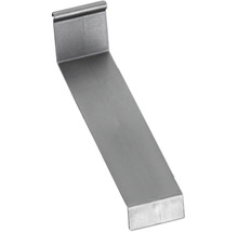 Patte de fixation fixe en acier galvanisé pour la fixation de toitures métalliques.
