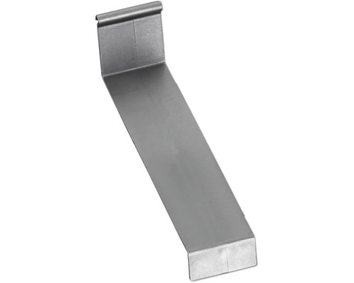 Patte de fixation fixe en acier galvanisé pour la fixation de toitures métalliques.
