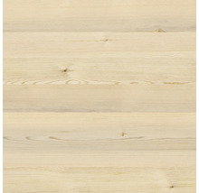 Planches de bois de couleur naturelle claire avec un grain fin et des nœuds.