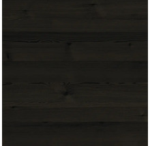 Planches de bois horizontales avec un grain fin et des nœuds d'aspect sombre.