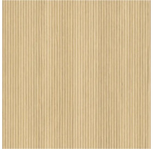 Papier peint avec structure à rainures verticales fines et aspect bois