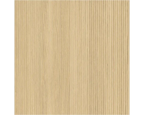Papier peint avec structure à rainures verticales fines et aspect bois