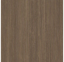 Panneau mural avec structure de lattes en bois verticales en marron.