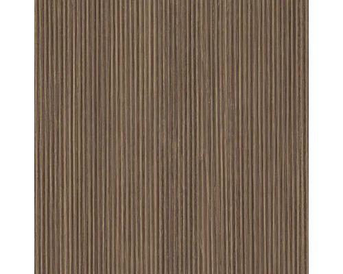 Panneau mural avec structure de lattes en bois verticales en marron.