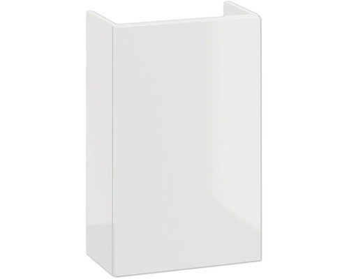 Gästewaschbecken mit Unterschrank APOLLO BxHxT 40 x 68 x 22 cm Frontfarbe weiss glanz