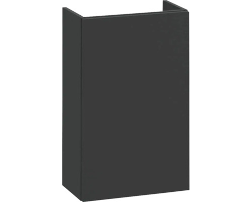 Gästewaschbecken mit Unterschrank APOLLO BxHxT 40 x 68 x 22 cm Frontfarbe anthrazit