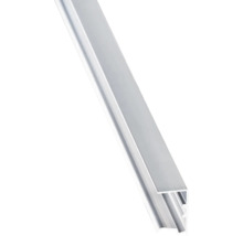 Profilé en aluminium argenté pour parois japonaises.