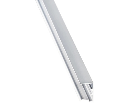 Profilé en aluminium argenté pour parois japonaises.
