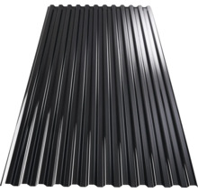 Trapezblech aus Metall für die Bedachung und Wandverkleidung.