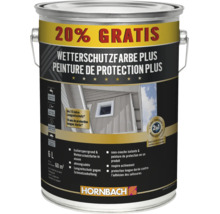 Hornbach Peinture de protection Plus, 2-en-1 sous-couche isolante et peinture de protection, seau de 6 litres pour environ 60 mètres carrés.