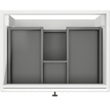 Waschtischunterschrank RIETTI BxHxT 60 x 60 x 45 cm Frontfarbe weiss glanz