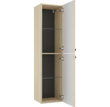 Hochschrank RIETTI BxHxT 35 x 140 x 32 cm Frontfarbe vicenza eiche