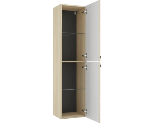 Hochschrank RIETTI BxHxT 35 x 140 x 32 cm Frontfarbe vicenza eiche