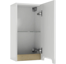 Hängeschrank STILLA BxHxT 30 x 60 x 22 cm Frontfarbe weiss glanz