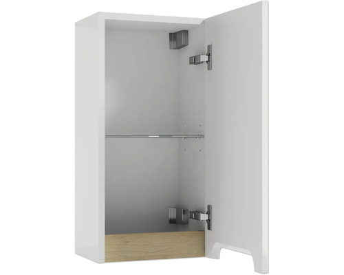 Hängeschrank STILLA BxHxT 30 x 60 x 22 cm Frontfarbe weiss glanz