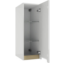 Midischrank STILLA BxHxT 30 x 90 x 45 cm Frontfarbe weiss glanz