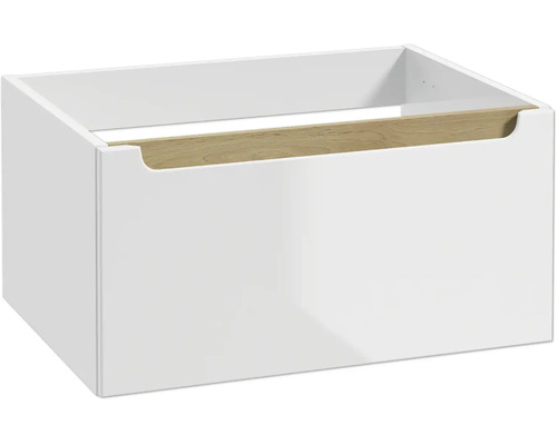 Unterschrank für Waschtischplatte STILLA BxHxT 60 x 30 x 45 cm Frontfarbe weiss glanz