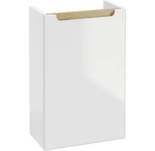 Gäste-Waschtischunterschrank STILLA BxHxT 40 x 60 x 22 cm Frontfarbe weissglanz