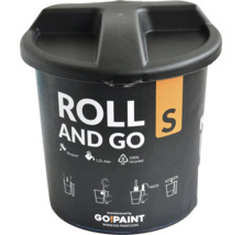 Go Paint Farbwannen-Eimer Roll and Go S aus recyceltem Kunststoff für 10 Zentimeter Farbroller mit 1,2 Liter Fassungsvermögen.