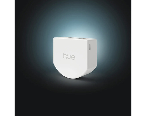 Module d interrupteur mural Philips Hue en plastique pour éclairage connecté, module blanc à encastrer.