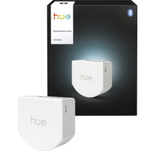 Variateur filaire Philips Hue à 1 canal, blanc, avec prise en charge Bluetooth, Philips Hue Logo et emballage.