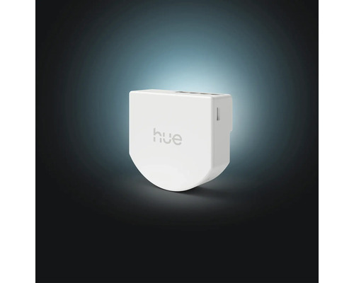 Module d interrupteur mural Philips Hue pour contrôler l éclairage intelligent avec des interrupteurs existants.