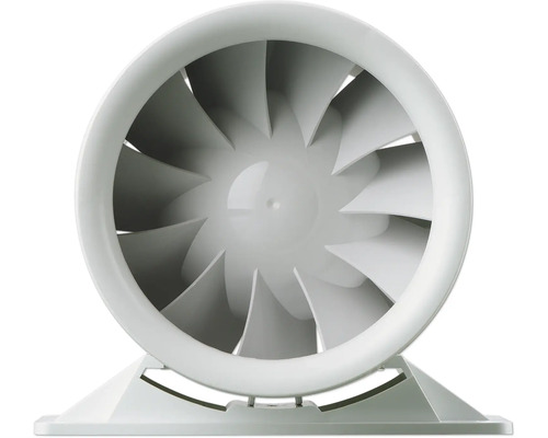 Rohrventilator aus Kunststoff zur Belüftung und Entlüftung von Räumen.